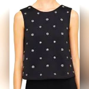Hot Sale 🔥Club Monaco  Women's Classic Crop Top Size: S/P Black